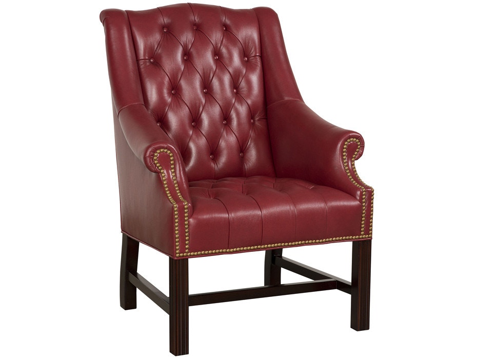 McKinley Leather Living Room Jasper Chair 322 Hickory Furniture Mart